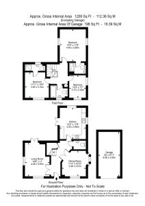 House floor plan with room dimensions.